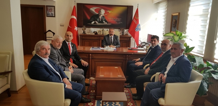 GENEL BAŞKAN IŞIK'TAN EMNİYET MÜDÜRÜ FAHRETTİN ŞEN’E  ZİYARET                  