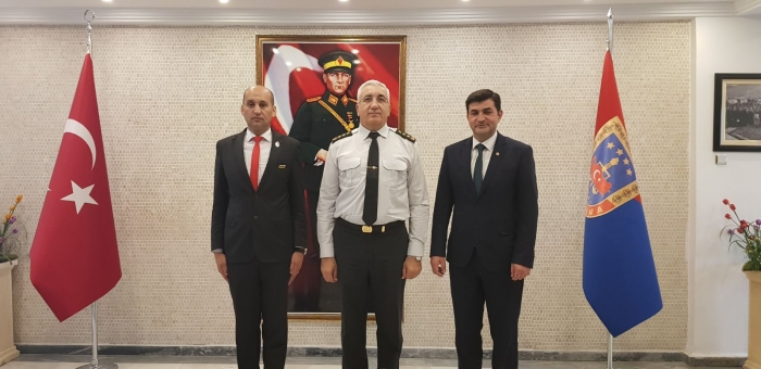 GENEL BAŞKAN IŞIK'TAN AFYONKARAHİSAR İL JANDARMA KOMUTANINA ZİYARET                  