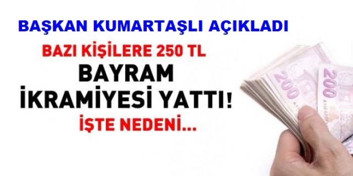 250 TL BAYRAM İKRAMİYESİ! İŞTE NEDENİ                  
