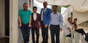 BAŞKAN KUMARTAŞLI VE CEYLAN GAZİMİZ SADIK ÖZKAN’IN OĞLUNUN DÜĞÜNÜNE KATILDI