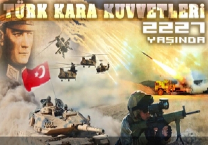 KUMARTAŞLI'DAN TÜRK KARA KUVVETLERİ KOMUTANLIĞININ 2227. YILDÖNÜMÜ KUTLAMASI                  