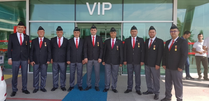 DERNEĞİMİZ GENEL BAŞKANI VE ŞUBE BAŞKANLARI ÜLKEMİZİ TEMSİLEN KIBRIS'A GİTTİLER                  