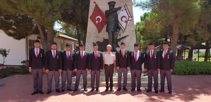 GENEL BAŞKANIMIZ MUSTAFA IŞIK VE ŞUBE BAŞKANIMIZ İSMAİL KUMARTAŞLI KKTC GÜVENLİK KUVVETLERİ KOMUTANLIĞI'NI ZİYARET ETTİLER                   