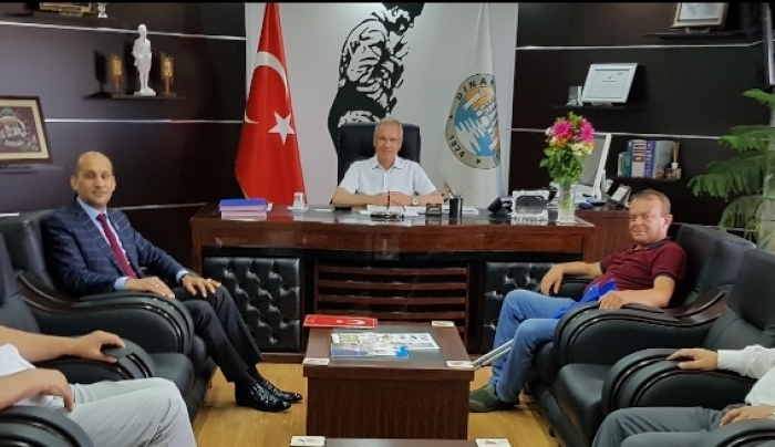 BAŞKAN KUMARTAŞLI'DAN BAŞKAN ACAR'A ZİYARET                   