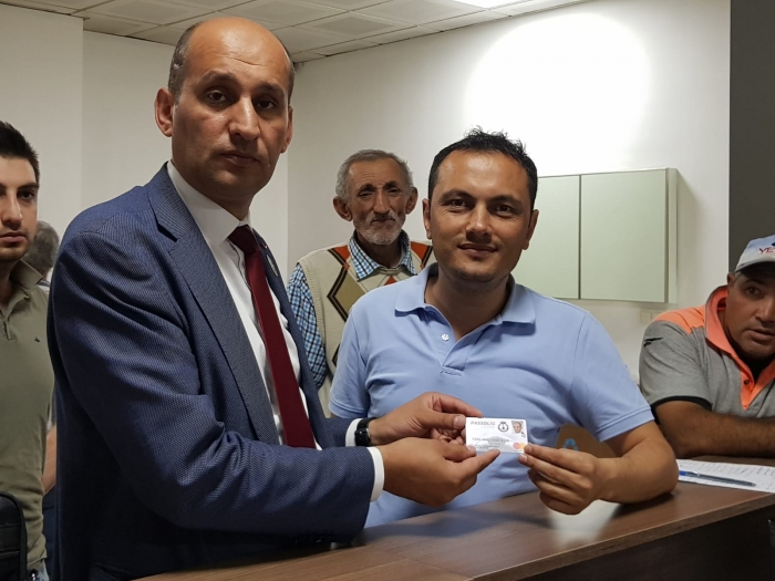 BAŞKAN KUMARTAŞLI'DAN, ŞEHİT AİLELERİ VE GAZİLERDEN PASSOLİG'E DESTEK                  