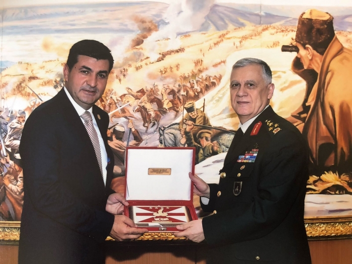GENEL BAŞKANIMIZ KARA KUVVETLERİ KOMUTANIMIZ İLE GÖRÜŞTÜ                  