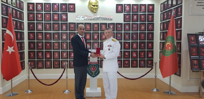 TUĞAMİRAL İLKER ÖZKAN’IN  DERNEĞİMİZİ ZİYARETİ                  