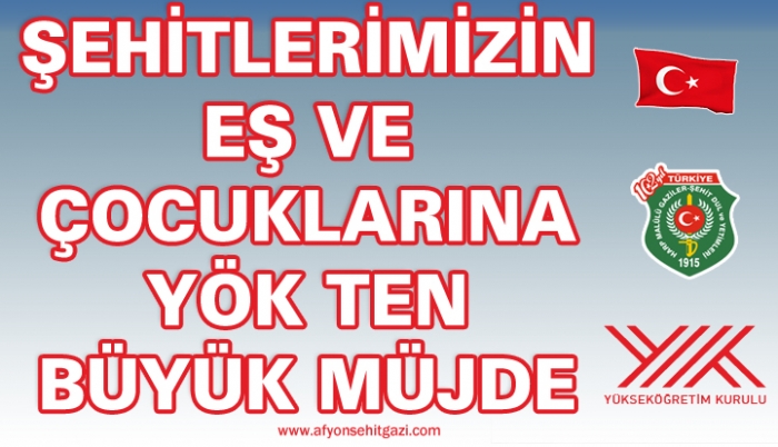 ŞEHİT YAKINLARINA 