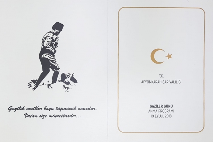 19 EYLÜL GAZİLER GÜNÜ PROGRAMI BELİRLENDİ.                  