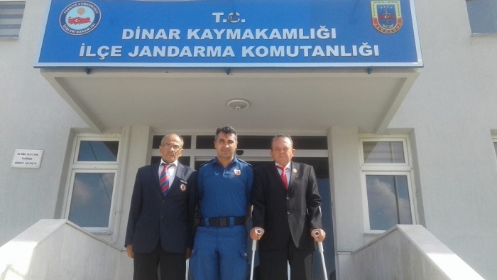 CEYLAN'DAN  YÜZBAŞI ÇIRAK’A HAYIRLI OLSUN ZİYARETİ'                  