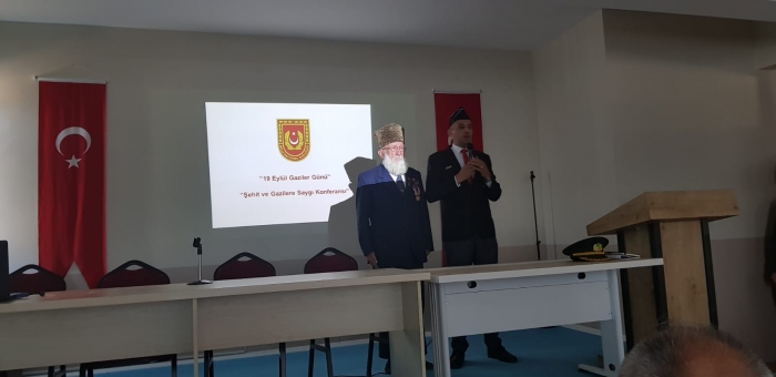 MİLLİ SAVUNMA BAKANLIĞI 19 EYLÜL GAZİLER GÜNÜ ŞEHİT  VE  GAZİLERE SAYGI KONFERANSI SAHİPATA AİMH LİSESİNDE                  