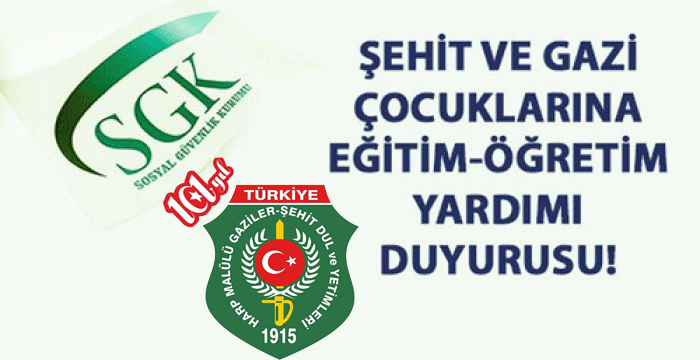 EĞİTİM YARDIMLARI 09 EKİM 2018 TARİHİNDEN SONRA HESAPLARA YATIRILACAK;                  