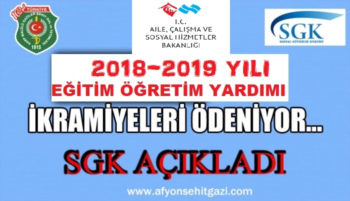 ŞEHİT GAZİ ÇOCUKLARI EĞİTİM YARDIMLARI  ÖĞRENCİ TC KİMLİK NUMARALARINA YATIRILDI                  