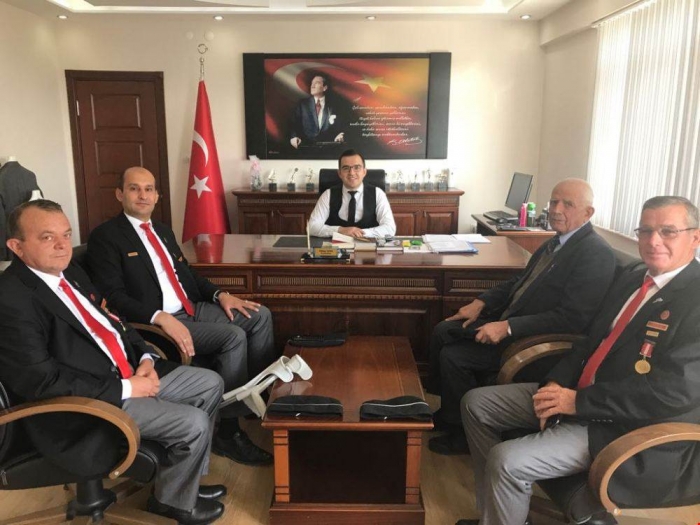 GAZİ VE ŞEHİT YAKINLARINDAN DAZKIRI KAYMAKAMI İÇEN’E ZİYARET                  