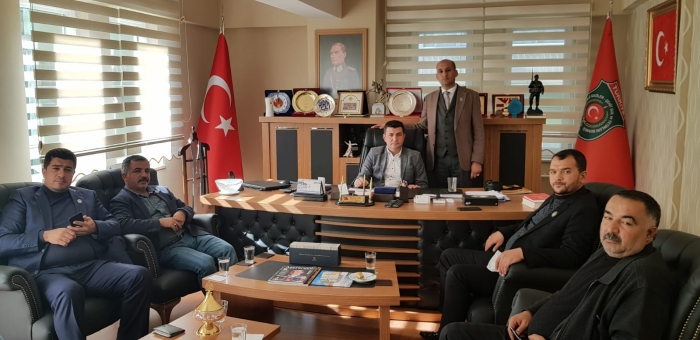 BAŞKAN KUMARTAŞLI GENEL BAŞKAN MUSTAFA IŞIK'I ZİYARET ETTİ.                  