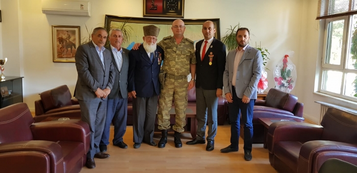 BAŞKAN KUMARTAŞLI’DAN 8 NCİ ANA BAKIM MERKEZ MÜDÜRÜ MÜH.ALB. DİNÇER'E  ZİYARET                  