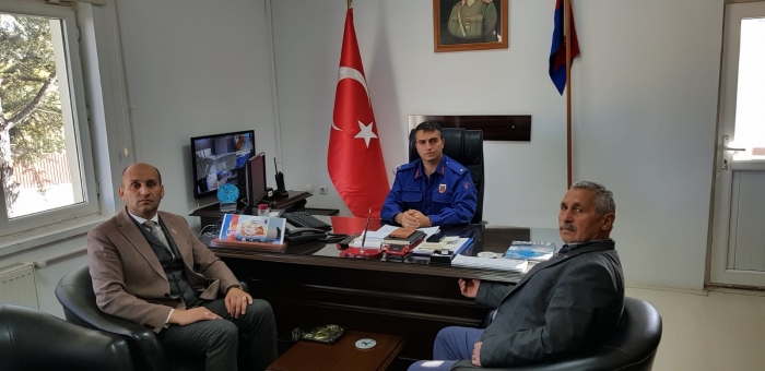 BAŞKAN KUMARTAŞLI’DAN BOLVADİN  İLÇE JANDARMA KOMUTANLIĞI’NA ZİYARET.                  