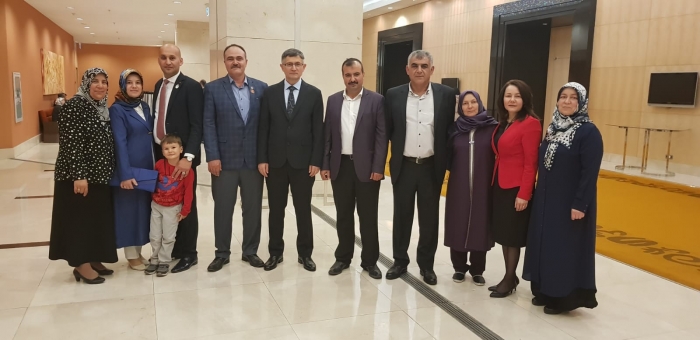 BAŞKAN KUMARTAŞLI VE ŞEHİT AİLELERİ TUĞG.ŞAHİN KILIÇASLAN’I ZİYARET ETTİ                  