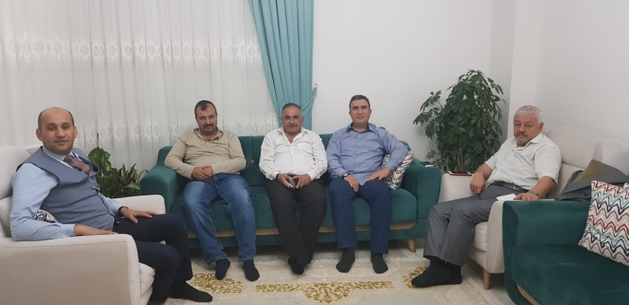 BAŞKAN KUMARTAŞLI VE ALB. SAĞDIÇ’TAN GAZİ ŞEMSETTİN ATACAN’A  GEÇMİŞ OLSUN ZİYARETİ                  