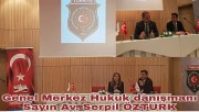 ÇALIŞTAYDA DERNEĞİMİZ HUKUK DANIŞMANI  AV.SERPİL ÖZTÜRK ŞB.BAŞKANLARINA KANUNLAR HAKINDA BİLGİLER VERDİ