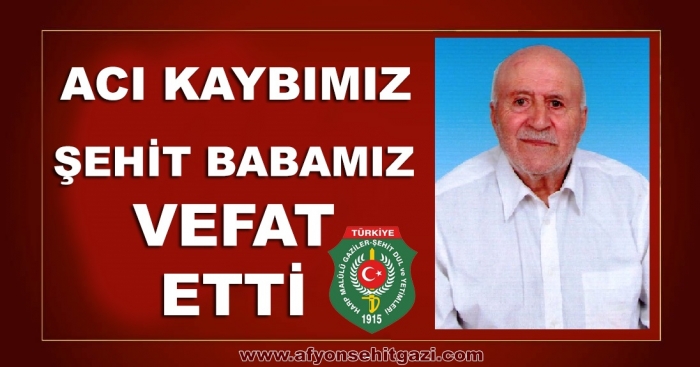 DİNARDAN ŞEHİT BABAMIZ BEKİR HAKKA İNANAN VEFAT ETTİ                   