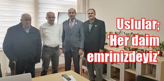 ŞEHİT AİLELERİNDEN TELEKOM BAŞMÜDÜRÜNE TEŞEKKÜR ZİYARETİ                  