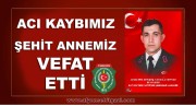 ACI KAYBIMIZ BALÇIKHİSAR’DAN ŞEHİT ANNEMİZ VEFAT ETTİ
