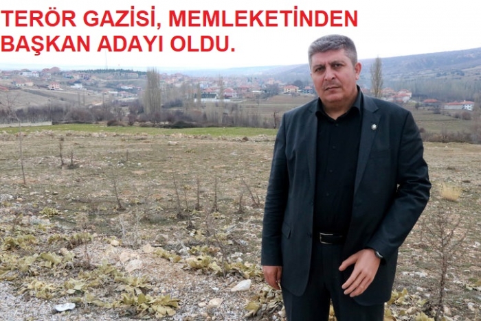 TERÖR GAZİSİ, MEMLEKETİNDEN BAŞKAN ADAYI OLDU                  