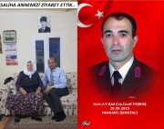 BAŞKAN KUMARTAŞLI’DAN ŞEHİT UZM.J.ÇVŞ.İZZET TAŞBAŞ’IN ANNESİNE ZİYARET