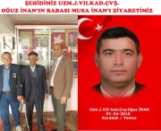 BAŞKAN KUMARTAŞLI’DAN ŞEHİT UZM.J.ÇVŞ.OĞUZ İNAN’IN AİLESİNE ZİYARET