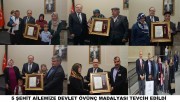 5 ŞEHİT AİLEMİZE DEVLET ÖVÜNÇ MADALYASI TEVCİH EDİLDİ...