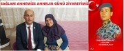BAŞKAN KUMARTAŞLI ANNELER GÜNÜNDE ŞEHİT ANNEMİZ SULTAN SAĞLAM’I ZİYARET ETTİ.