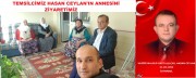 BAŞKAN KUMARTAŞLI’DAN DİNAR TEMSİLCİMİZ HASAN CEYLAN’IN ANNESİNE  ZİYARET