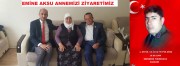 BAŞKAN KUMARTAŞLI İLE DİNAR TEMSİLCİMİZ HASAN CEYLAN’IN ŞEHİT J.ASB.KD.ÜÇVŞ.TEFİK AKSU’NUN ANNESİ EMİNE AKSU’YU ZİYARETİ