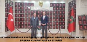 ESKİ BELEDİYE BAŞKANI KAPTAN’DAN BAŞKAN KUMARTAŞLI’YA ZİYARET