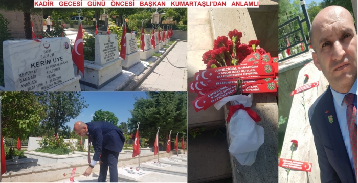 KADİR GECESİ GÜNÜ ÖNCESİ BAŞKAN KUMARTAŞLI’DAN ANLAMLI MESAJ                  