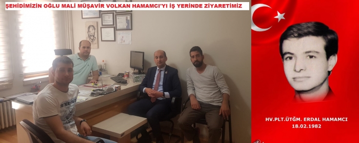 BAŞKAN KUMARTAŞLI’DAN ŞEHİT HV.PLT.ÜTĞM. ERDAL HAHAMCI’NIN OĞLU’NA ZİYARET                  