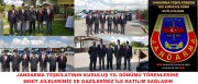 JANDARMA TEŞKİLATININ 180. KURULUŞ YILDÖNÜMÜ  TÖRENLE KUTLANDI