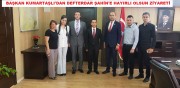 BAŞKAN KUMARTAŞLI’DAN DEFTERDAR V. MUTLU ŞAHİN’E HAYIRLI OLSUN ZİYARETİ