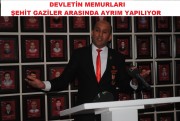 DEVLET MEMURLARI ŞEHİT GAZİLERİ AYRIŞTIRIYOR....