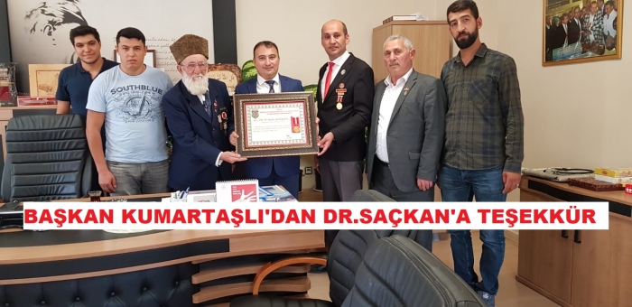 DR.SAÇKAN ONORE EDİLDİ                  