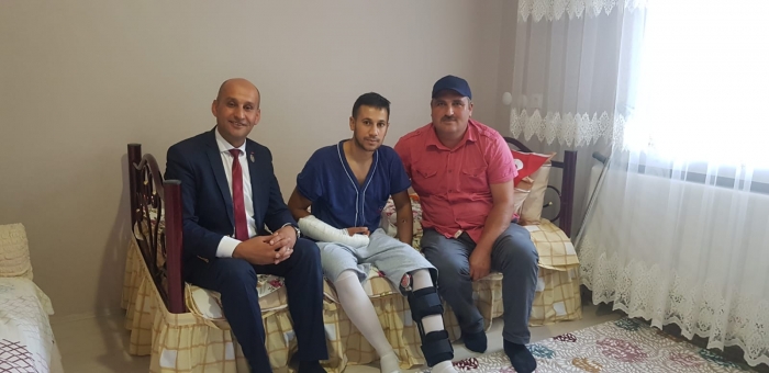 KAHRAMAN GAZİ RAMAZAN KUMRAL BABA OCAĞINA GETİRİLDİ                  