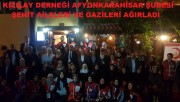 TÜRK KIZILAY AFYONKARAHİSAR İL BAŞKANLIĞI ŞEHİT AİLELERİMİZİ AĞIRLADI.