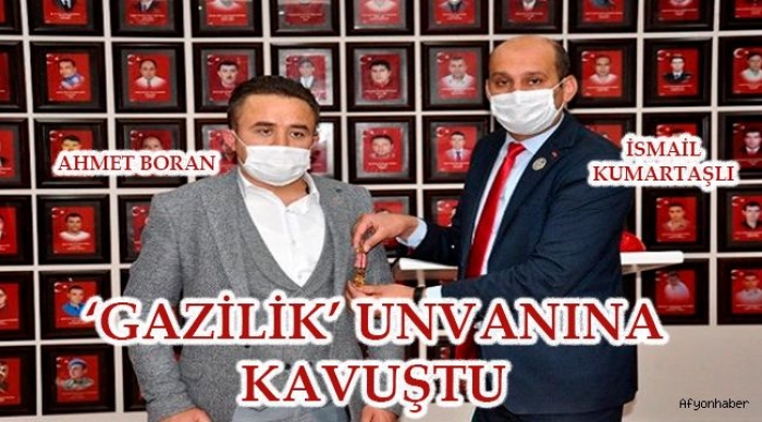 AHMET BORAN AV.SERPİL ÖZTÜRK SAYESİNDE 10 YIL SONRA GAZİLİK HAKLARINI ALDI                  