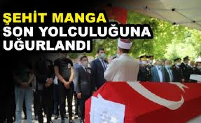 ŞEHİDİMİZ FATİH MANGA SON YOLCULUĞUNA UĞURLANDI                  