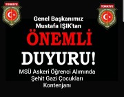 2021 YILI ASKERÎ ÖĞRENCİ TEMİN ESNASINDA ŞEHİT GAZİ ÇOCUKLARI KONTENJAN VE EK PUANLARI