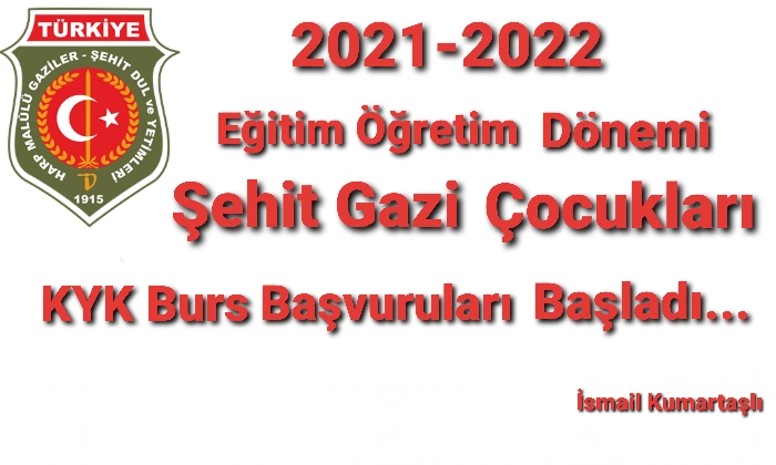 KYK BURS BAŞVURULARI BAŞLADI                  