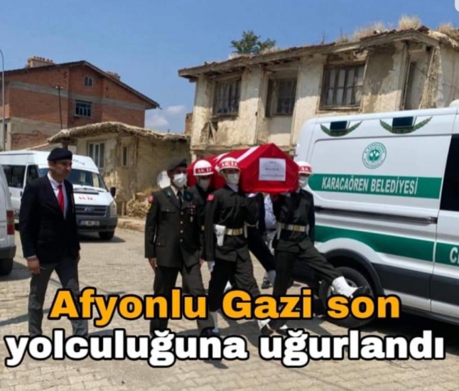 MALÜL GAZİ P.UZM.ÇVŞ. BİLAL BALIK SON YOLCULUĞUNA UĞURLANDI                  