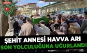 ŞEHİT ANNEMİZ HAVA ARI'YI SON YOLCULUĞUNA UĞURLADIK.