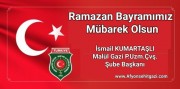 BAŞKAN  KUMARTAŞLI’NIN RAMAZAN BAYRAMI MESAJI: